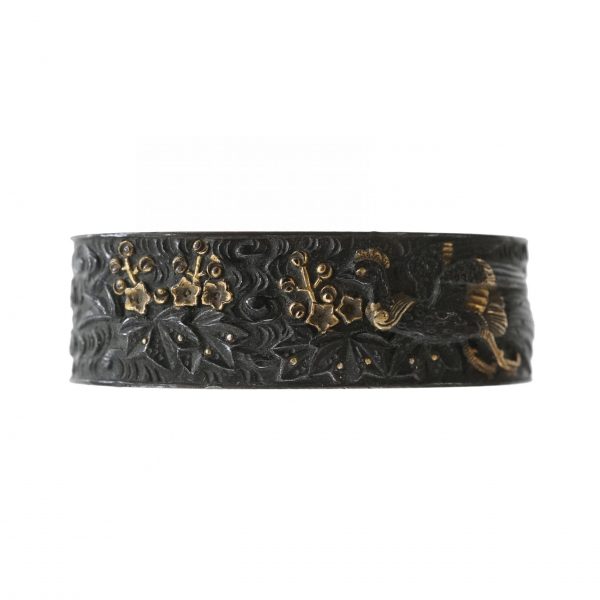 Antique Fuchi Kashira for Samurai Sword (F-5) - Image 3