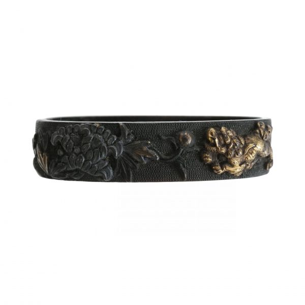 Antique Fuchi Set for Samurai Sword (F-3) - Image 6