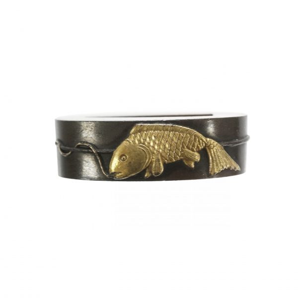 Antique Fuchi Kashira for Samurai Sword (F-7) - Image 3