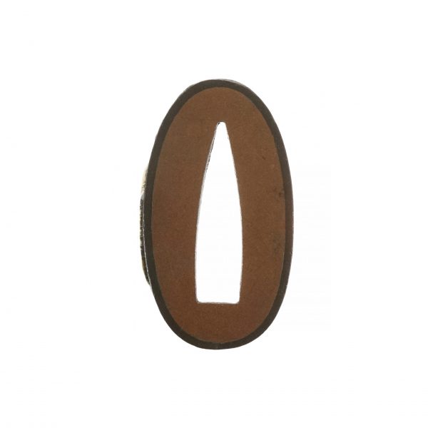 Antique Fuchi Kashira for Samurai Sword (F-7) - Image 5