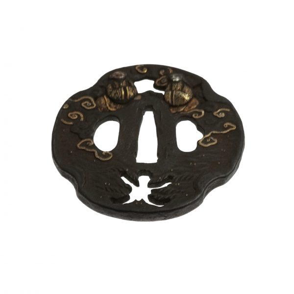 Antique Tsuba for Samurai Sword (T-269) - Image 5
