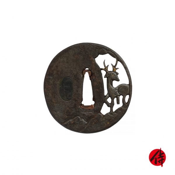 Antique Tsuba for Samurai Sword (T-306)