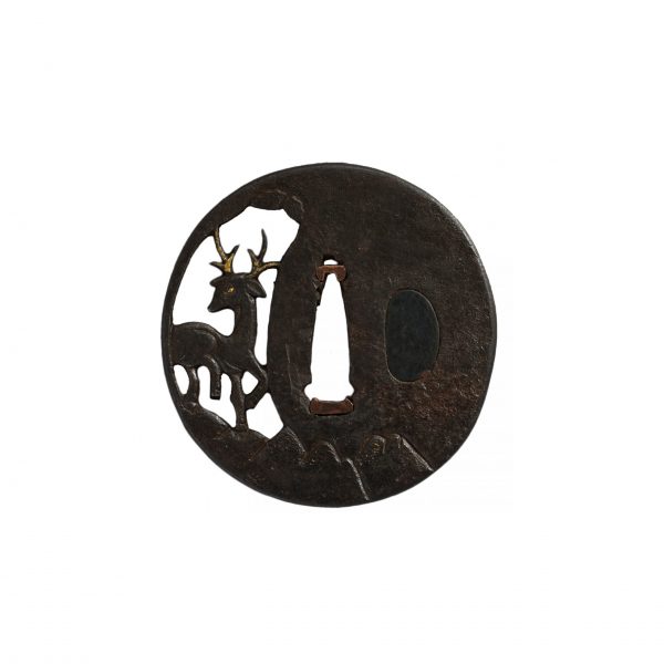Antique Tsuba for Samurai Sword (T-306) - Image 3