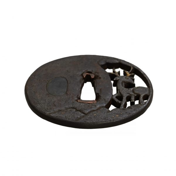 Antique Tsuba for Samurai Sword (T-306) - Image 4
