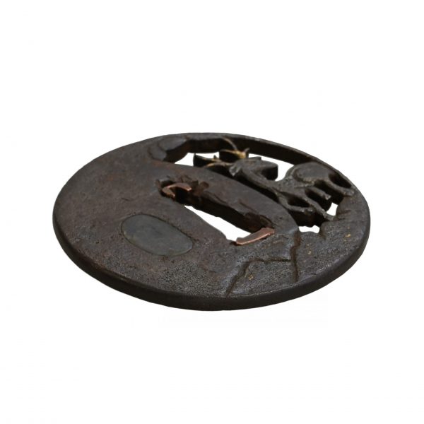 Antique Tsuba for Samurai Sword (T-306) - Image 5