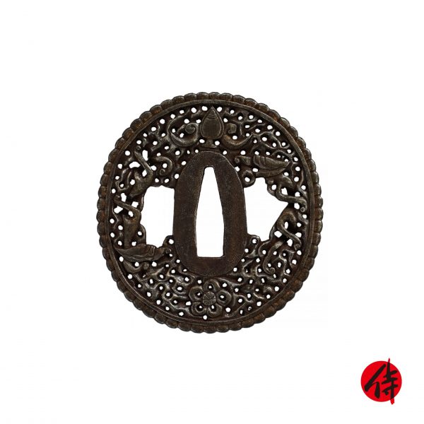 Antique Tsuba for Samurai Sword (T-308)