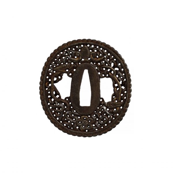 Antique Tsuba for Samurai Sword (T-308) - Image 3