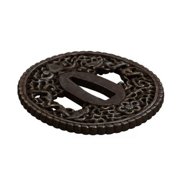 Antique Tsuba for Samurai Sword (T-308) - Image 5