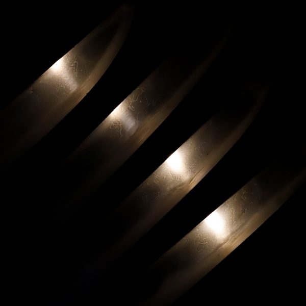 Antique Japanese Sword Daisho Unsigned Kanewaka/ Sukemune<br> with Hon-Ami Nisshu Kofuda - Image 9
