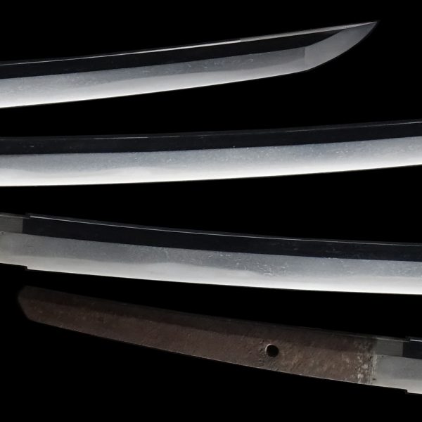 Antique Japanese Sword Daisho Unsigned Kanewaka/ Sukemune<br> with Hon-Ami Nisshu Kofuda - Image 3