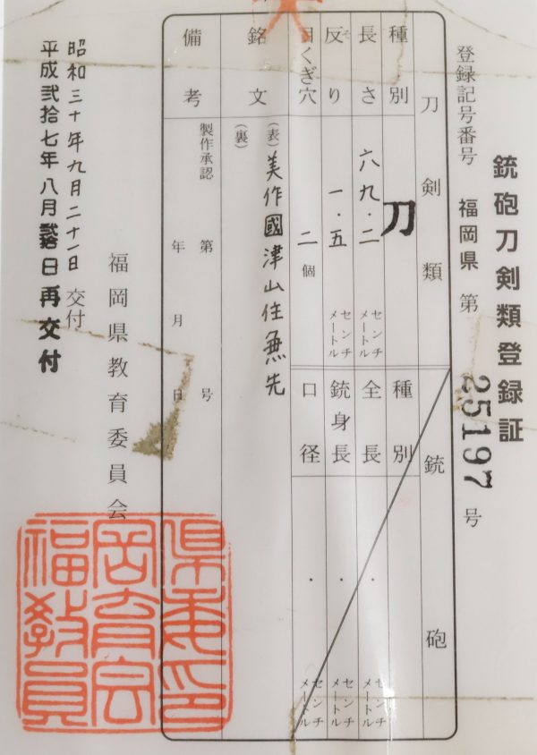 Antique Japanese Sword Katana <br>Signed by Kanesaki<br>NBTHK <span style="color: #ff0000;">Hozon</span> Certificate - Image 17