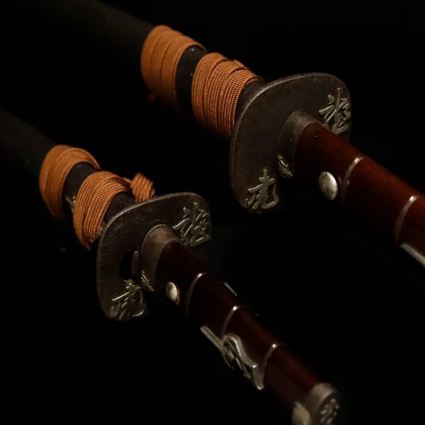 Antique Japanese Sword Daisho Unsigned Kanewaka/ Sukemune<br> with Hon-Ami Nisshu Kofuda - Image 15