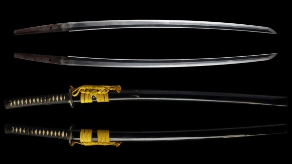 Antique Japanese Sword Katana <br>Signed by Kunisada<br>NBTHK <span style="color: #ff0000;">Hozon</span> Certificate - Image 9