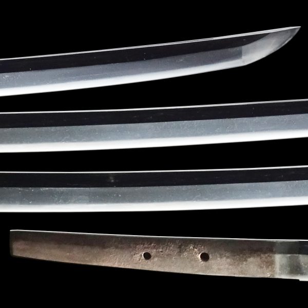 Antique Japanese Sword <br>Shirasaya Katana<br> Signed by Kunimitsu<br> NTHK Kanteisho Certificate - Image 3