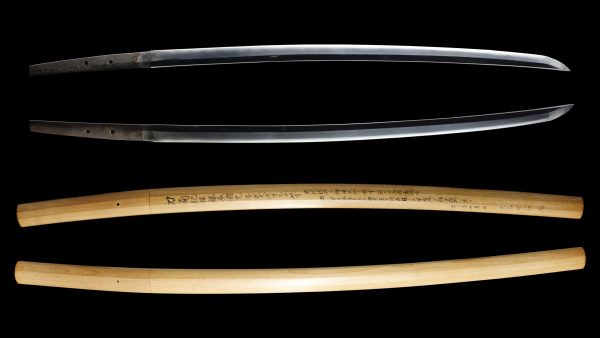 Antique Japanese Sword <br>Shirasaya Katana<br> Signed by Kunimitsu<br> NTHK Kanteisho Certificate - Image 9