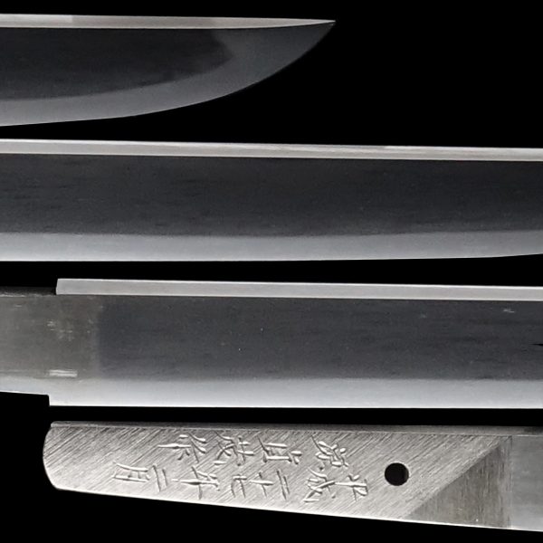 Modern Authentic Japanese Sword <br>Gendaito Shirasaya Tanto<br> signed by Minamoto Sadashige - Image 3