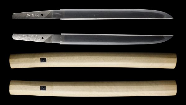 Modern Authentic Japanese Sword <br>Gendaito Shirasaya Tanto<br> signed by Minamoto Sadashige - Image 9