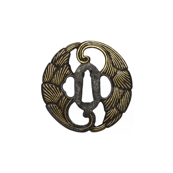 Antique Tsuba for Samurai Sword (T-388) - Image 3