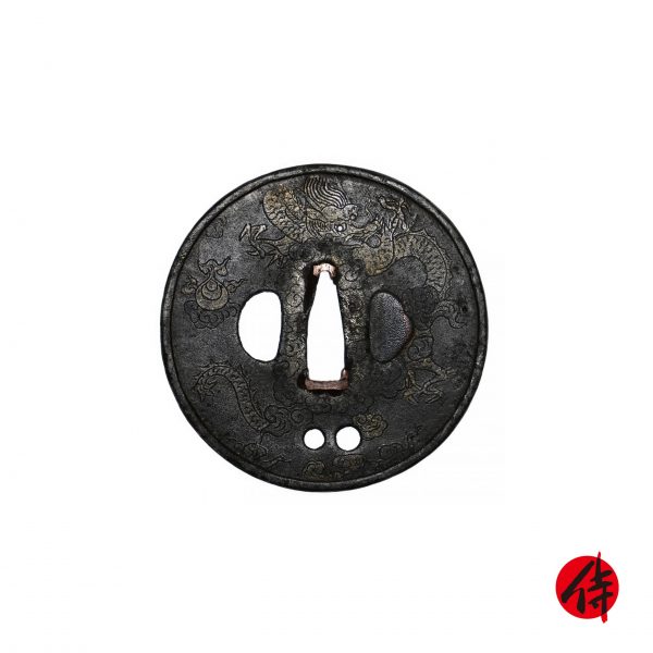 Antique Tsuba for Samurai Sword (T-384)