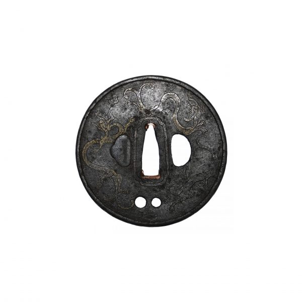Antique Tsuba for Samurai Sword (T-384) - Image 3