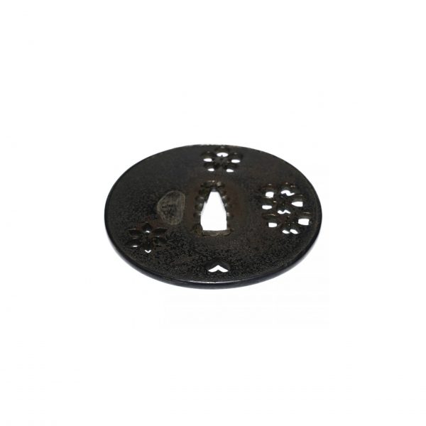 Antique Tsuba for Samurai Sword with NBTHK <strong><span style="color: #ff0000;">Tokubetsu Hozon</span></strong> Certificate (T-359) - Image 5