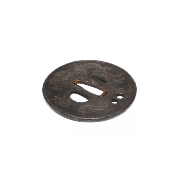 Antique Tsuba for Samurai Sword (T-384) - Image 5