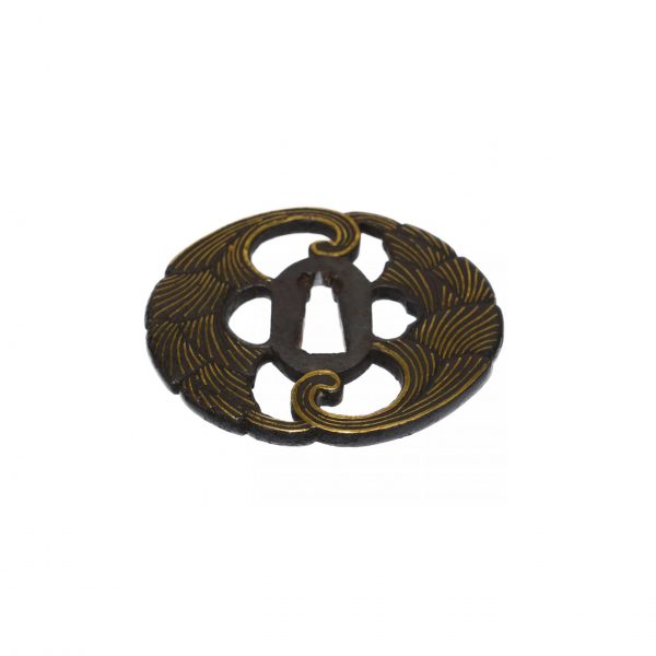 Antique Tsuba for Samurai Sword (T-388) - Image 4