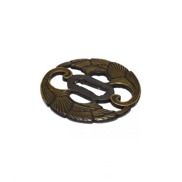 Antique Tsuba for Samurai Sword (T-388) - Image 5