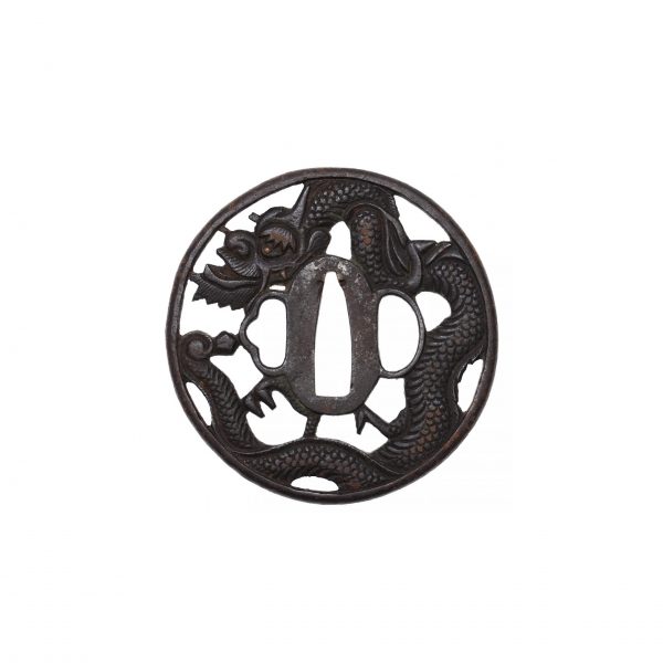 Antique Tsuba for Samurai Sword (T-378) - Image 3