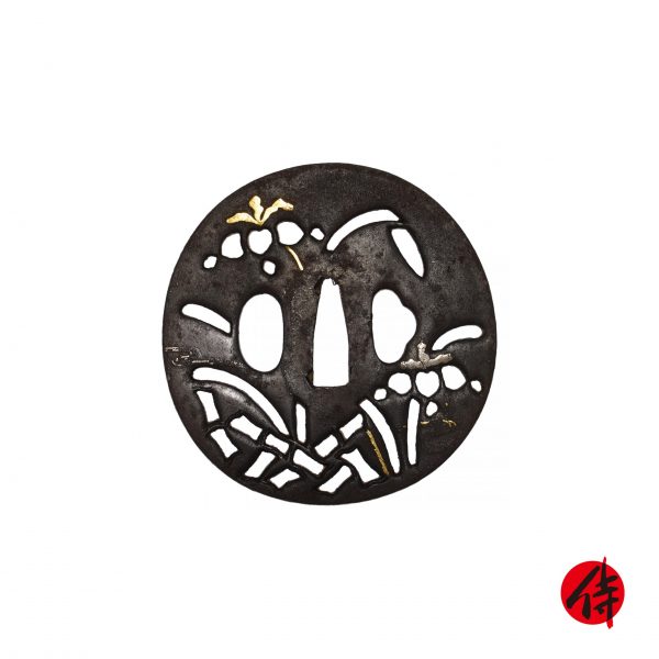 Antique Tsuba for Samurai Sword (T-379)
