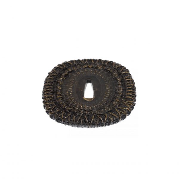 Antique Tsuba for Samurai Sword with NTHK Kanteisho Certificate (T-394) - Image 6