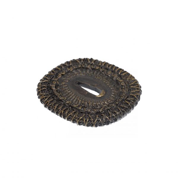 Antique Tsuba for Samurai Sword with NTHK Kanteisho Certificate (T-394) - Image 7