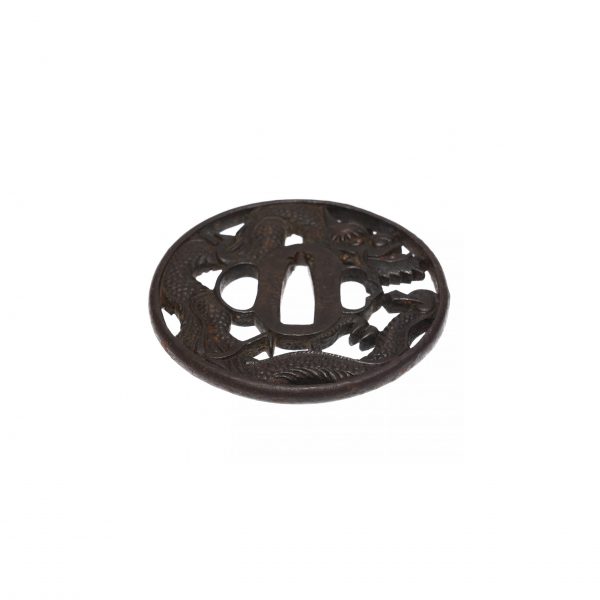 Antique Tsuba for Samurai Sword (T-378) - Image 5