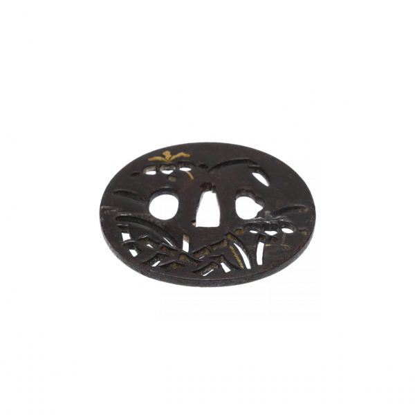 Antique Tsuba for Samurai Sword (T-379) - Image 4