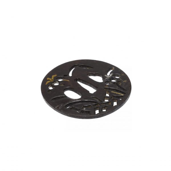 Antique Tsuba for Samurai Sword (T-379) - Image 5