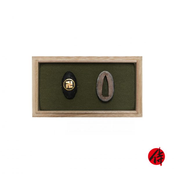 Antique Fuchi Kashira for Samurai Sword (F-23)