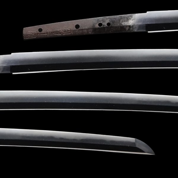 Antique Japanese Sword Wakizashi Signed by Kunisuke <br> NBTHK <span style="color: #ff0000;">Hozon</span> Certificate - Image 2