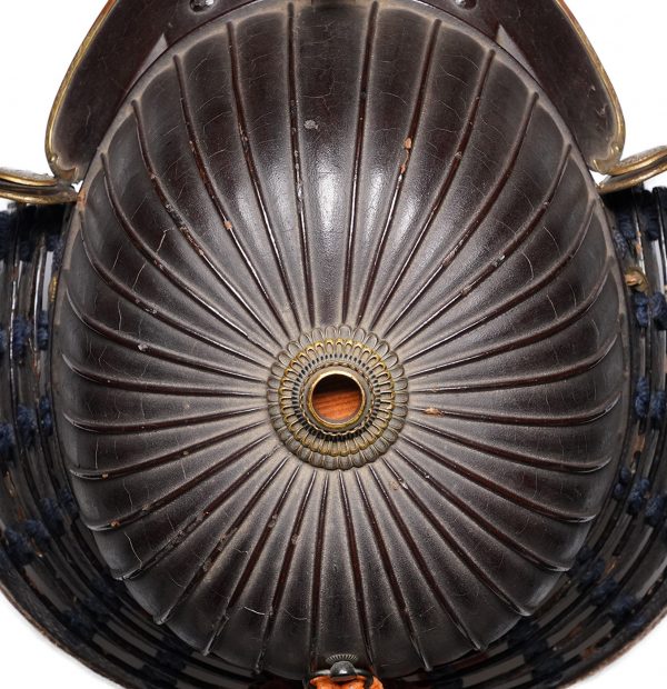 Antique Samurai Helmet Mid- Edo Period  Sanjyuni Ken Kabuto<br> <span style="color: #ff0000;">Kicho</span> Shiryo Certificate</span> (KT-12) - Image 7