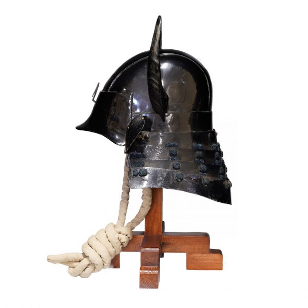 Antique Black Lacquered Mid- Edo Period Samurai Helmet<br><span style="color: #ff0000;">Kicho</span> Shiryo Certificate</span> (KT-11) - Image 3