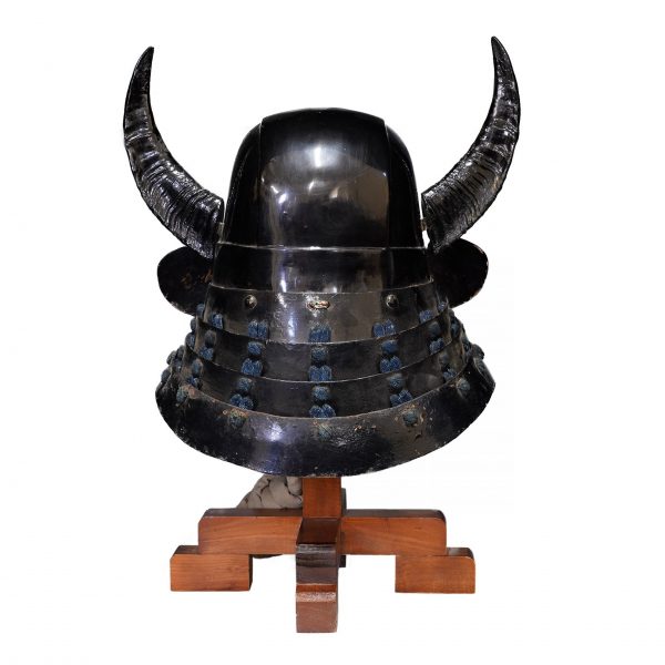 Antique Black Lacquered Mid- Edo Period Samurai Helmet<br><span style="color: #ff0000;">Kicho</span> Shiryo Certificate</span> (KT-11) - Image 5