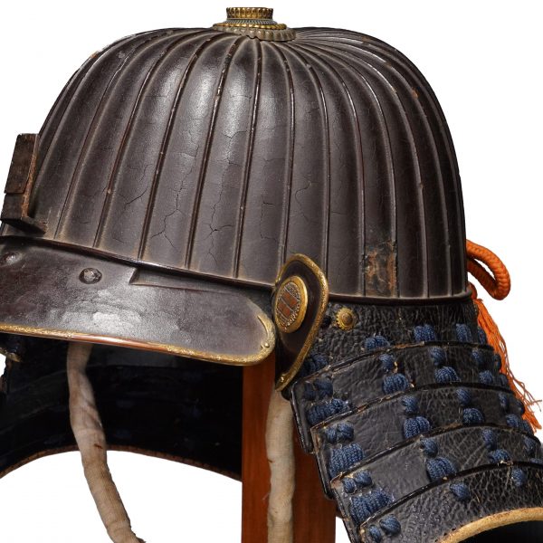 Antique Samurai Helmet Mid- Edo Period  Sanjyuni Ken Kabuto<br> <span style="color: #ff0000;">Kicho</span> Shiryo Certificate</span> (KT-12) - Image 8