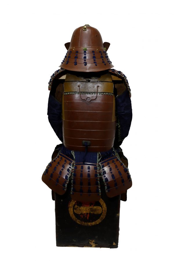 Antique Mid Edo Period Brown Lacquered Samurai Armor <br><strong><span style="color: #ff0000;"> Tokubetsu Kicho Shiryo</span></strong> Certificate (A-09) - Image 5