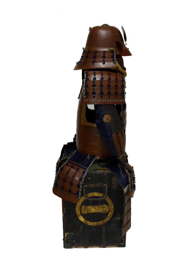 Antique Mid Edo Period Brown Lacquered Samurai Armor <br><strong><span style="color: #ff0000;"> Tokubetsu Kicho Shiryo</span></strong> Certificate (A-09) - Image 6