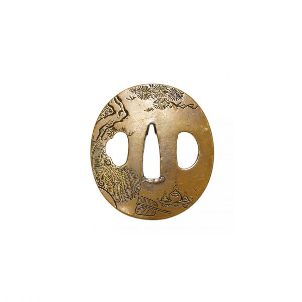 Antique Tsuba for Samurai Sword (T-408) - Image 3
