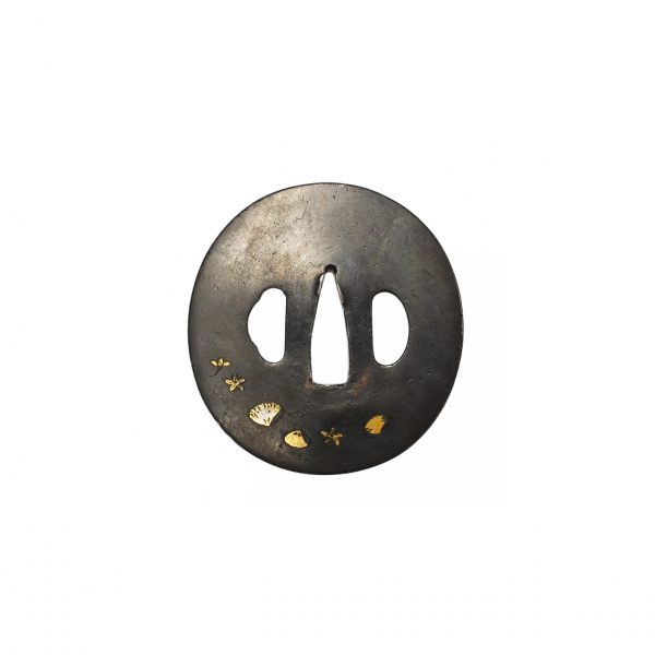 Antique Tsuba for Samurai Sword (T-409) - Image 3