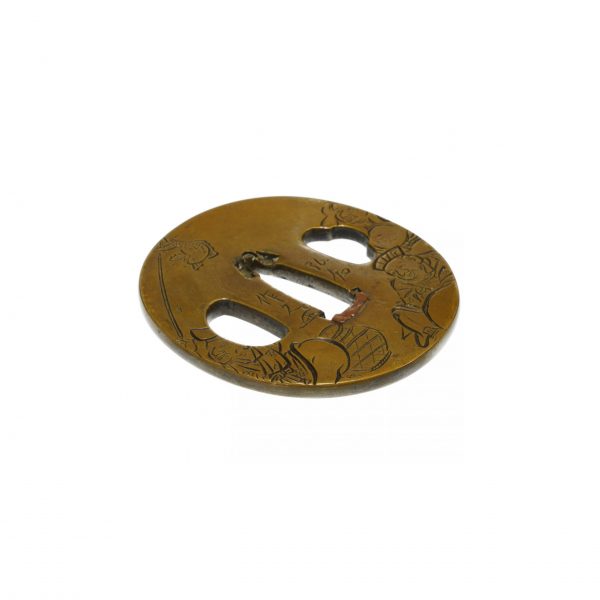 Antique Tsuba for Samurai Sword (T-408) - Image 6