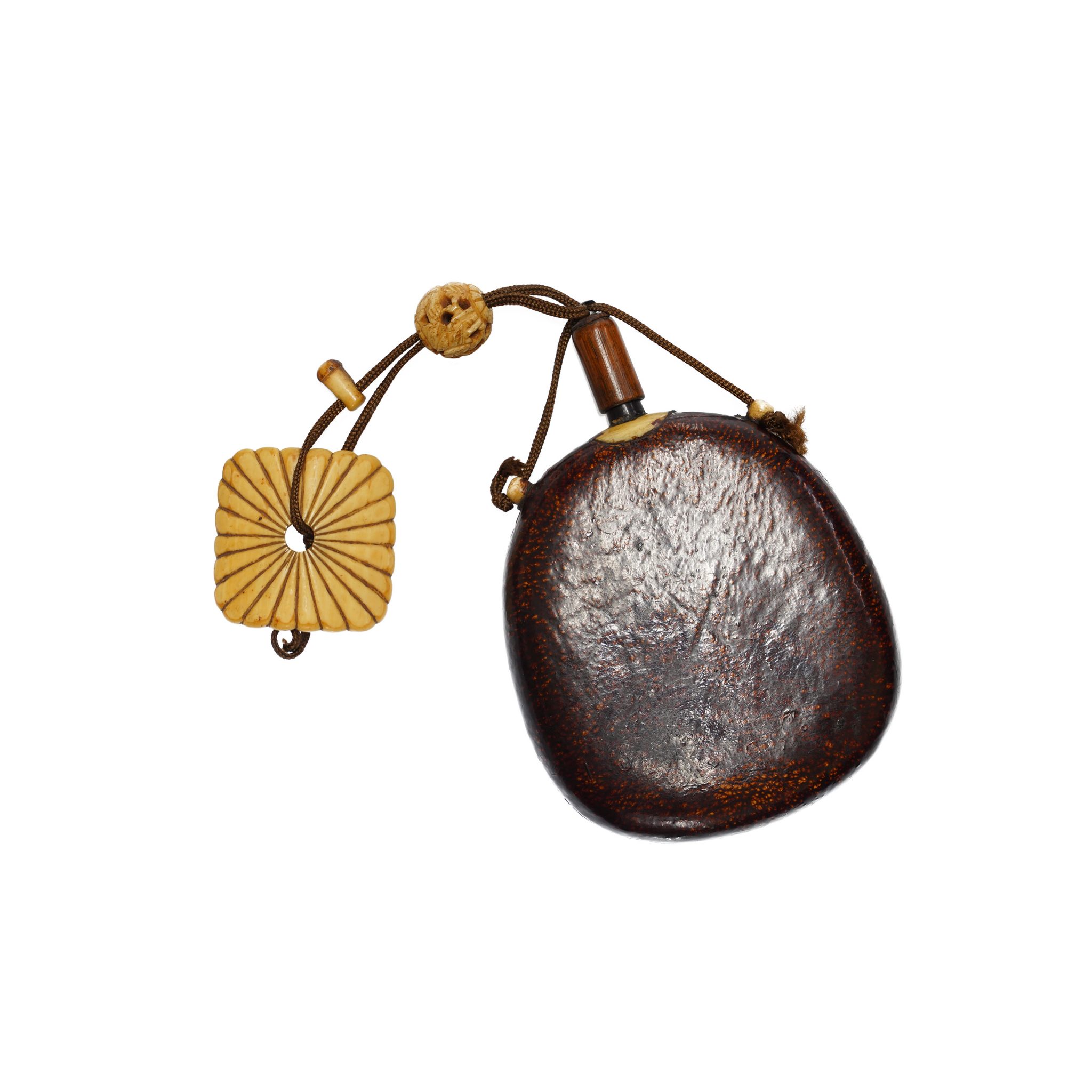 Antique Japanese Powder Flask (Kayakuire02) Samurai Museum Shop