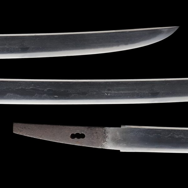 Antique Japanese Sword Wakizashi Attributed to Hiromasa<br> NTHK Kanteisho Certificate - Image 3