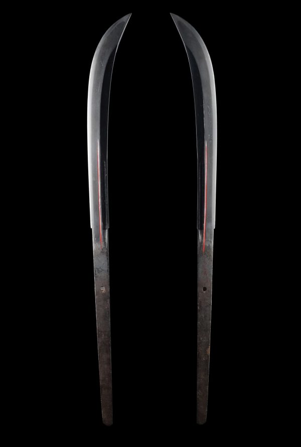 Shirasaya Antique Japanese Sword Naginata Attributed to Shitahara Toshinaga<br> NTHK Kanteisho Certificate - Image 6