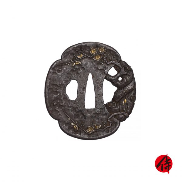 Antique Tsuba for Samurai Sword (T-435)